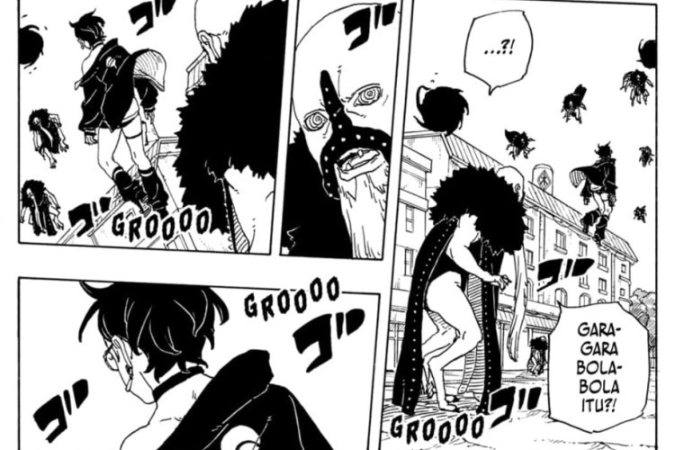 漫画「BORUTO-ボルト- -TWO BLUE VORTEX」32話｜新たな冒険の始まり、木ノ葉の緊張感が漂う！