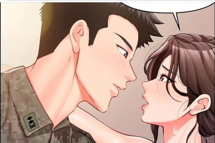 漫画『I’m The Only Man On The Military Base』58話新たな冒険の始まり、愛し合う二人の情熱