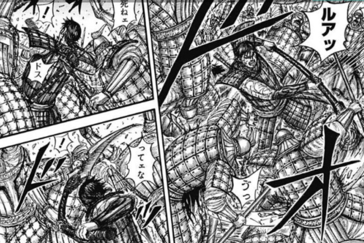 漫画 KINGDOM『キングダム』881話 （ネタバレあり）『Hi Shin』、趙（利伯）の軍に包囲される