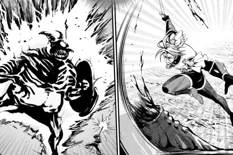 必殺の斬撃！マンガ『追放された転生重騎士はゲーム知識で無双する』The Exiled Heavy Knight Knows How to Game the System 第173話