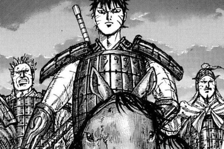 漫画『キングダム - KINGDOM』第887話のハイライト、RAW！ ヒ・シン兵士の再建