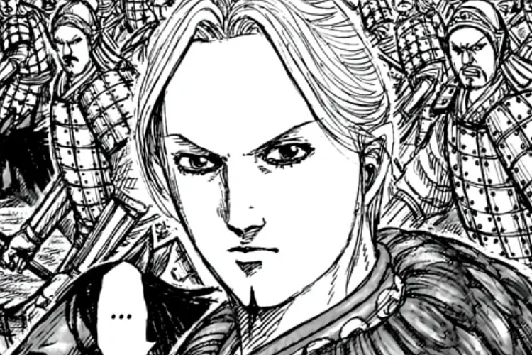 漫画 キングダム『KINGDOM』第882話趙軍の包囲網の中で、ヒ・シン部隊は全滅の危機に瀕している